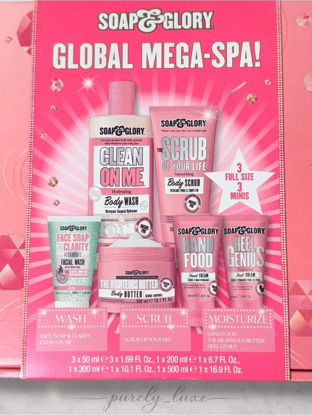 Soap & Glory Pink Global Mega-Spa Body Care Gift Set
